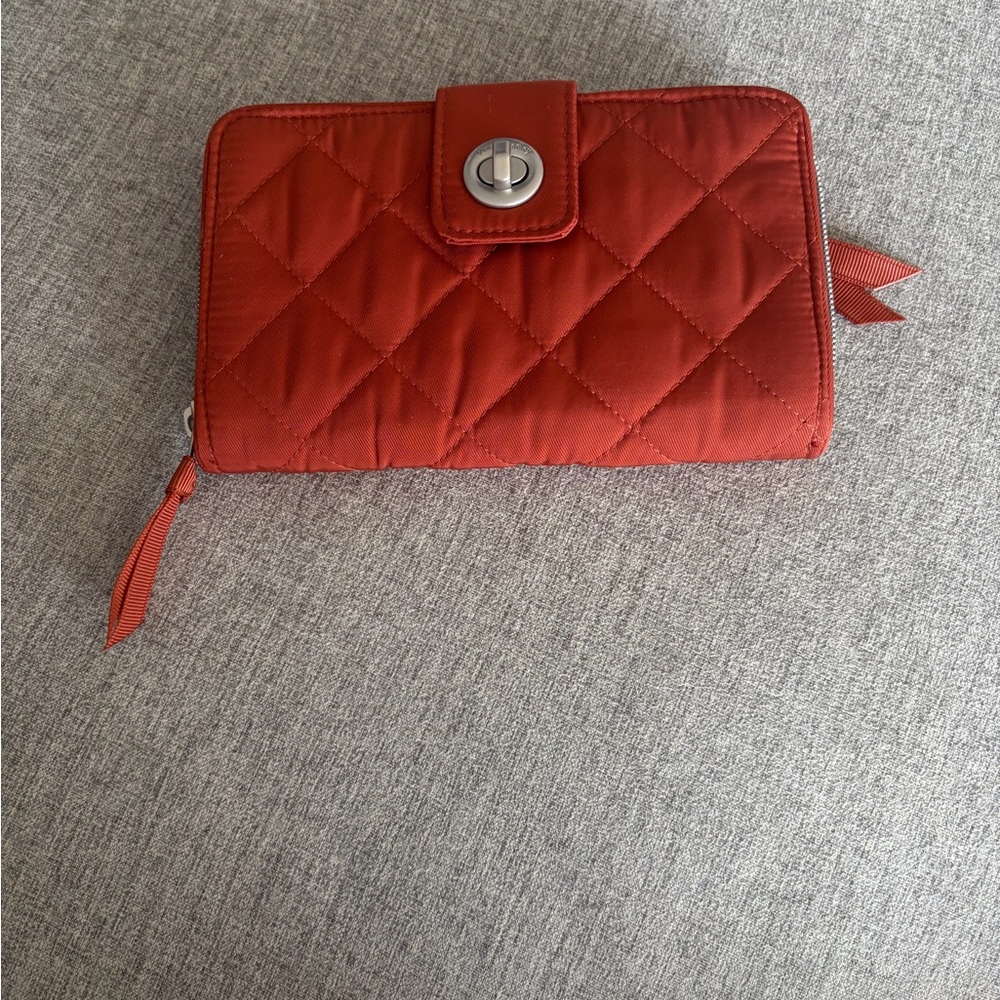 Vera Bradley Quilted Red Wallet
